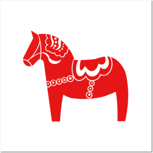 Swedish Dala Horse Posters and Art